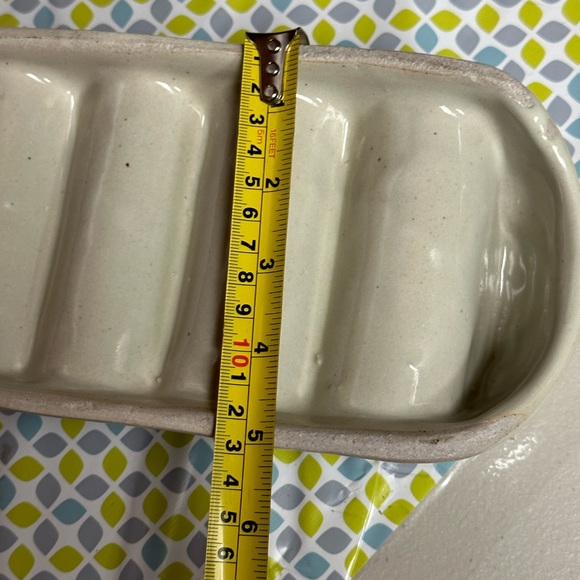 Ceramic Taco holder White Vintage Taco Server - Picture 4 of 10